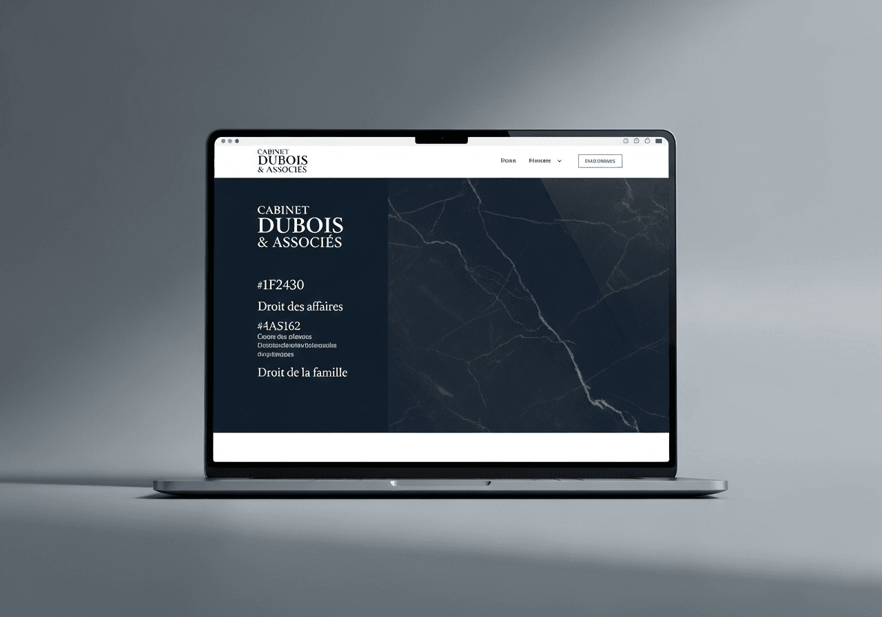 Aperçu du template Avocat — Signature